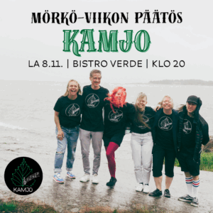 Mörkö viikon päätösjuliste Kamjo
