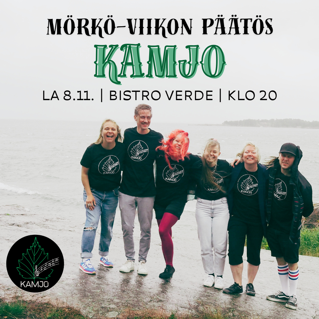Mörkö viikon päätösjuliste Kamjo